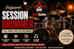 record professional real acoustic drums for your song