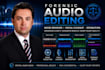 do forensic audio editing, noise remover, vocal cleanup and separation