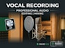 professional audio editing, mixing, and vocal cleanup