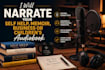 narrate self help, memoir, business, childrens audiobook