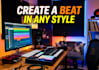 create a beat in any style