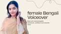 record bengali female voice over for your script