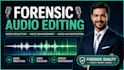 do forensic audio enhancement, noise reduction, voice isolation, audio cleanup