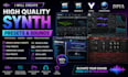 create high quality serum, vital present, synth sound, omnisphere, serum 2, diva