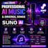 create professional ai music and songs using suno ai