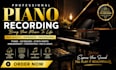 do piano or keyboard recording for your track