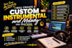 create a custom instrumental and melody for your song