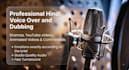 record a youthful and friendly voice over for your script