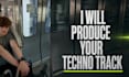 create a a hard techno track