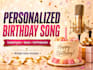 create a personalized birthday song with custom lyrics
