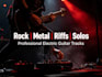 record electric guitar rhythm and lead dry tracks for your song