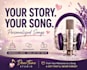 create a personalized custom song for birthday anniversary or wedding