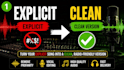 make a clean radio edit of your explicit song