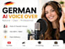 create professional german ai voice over and text to speech