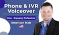 record american male IVR telephony voiceover