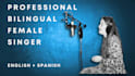 be your female bilingual singer for pop, rnb, jazz, and more