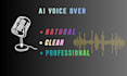 convert your text into natural ai voice over