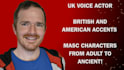 record a professional male voice over