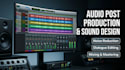 do sound design, audio post production, and audio cleanup