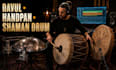 record authentic davul, handpan and shaman drum for music