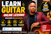 give you personalized guitar lessons and lesson materials