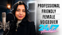 record friendly, professional voice over, today
