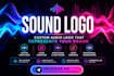 create a professional audio logo, audio signature, and sound design