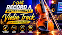 record professional violin track for your song