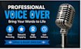 record a clear and professional voice over