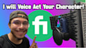 voice act your character, with high quality audio