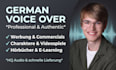 record a professional german voice over for your project