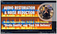 restore, clean, remove noise and fix your audio