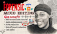 do forensic audio editing using izotope rx, adobe audition, audacity