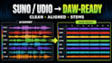 turn your suno or udio stems into clean daw ready multitracks