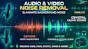 remove background noise from video and audio files