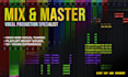 mix and master your cover or original song to radio standard