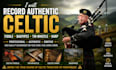 record authentic celtic fiddle, bagpipes, tin whistle and harp