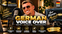 record a natural german voice over for your project