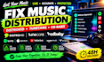 fix music distribution distrokid, tunecore, cd baby errors