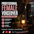 record a warm and engaging american female voice over