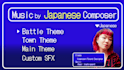 compose an authentic jrpg anime soundtrack and custom sfx