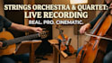 record a real professional string