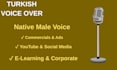 do turkish voice over for your project