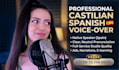 be your native castilian spanish voice