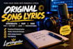 write original lyrics for your song