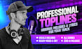 write and record your professional topline as a singer songwriter