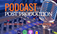 do post production, audio repair and audio cleanup