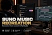 recreate your suno ai song into professional music