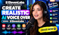 create realistic ai voice over using elevenlabs text to speech