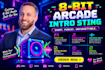 create a retro 8bit arcade intro sting for your channel
